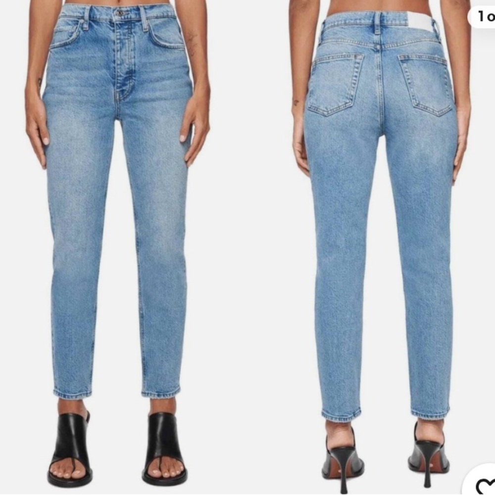 DSTLD ABSLT Vintage Straight Jeans Size 26 Light Wash